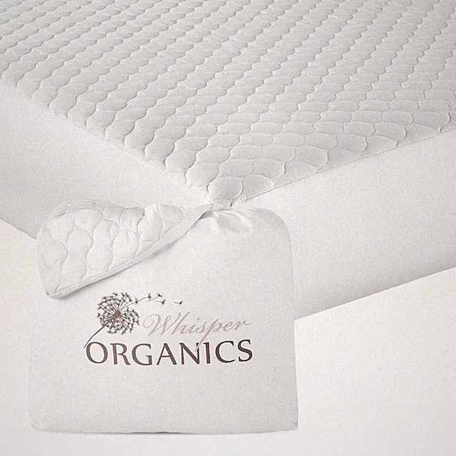 100% Cotton Organic Mattress Pad - Breathable & Cooling Mattress Protector Qu...
