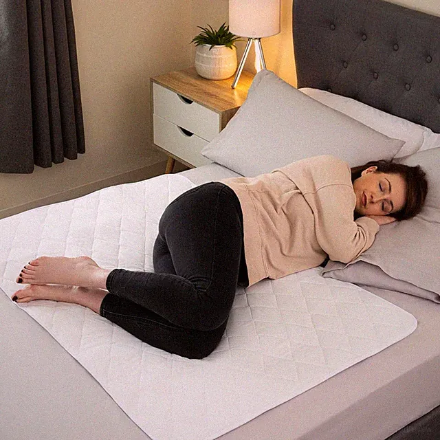 2 x Bed Pads Washable Waterproof Quilted Premium Quality Waterproof Mattress...