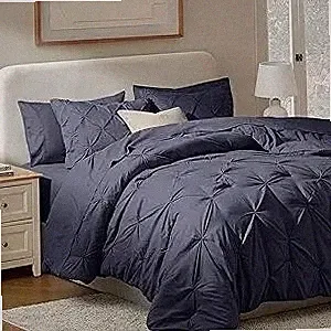 Nestl All Season Navy Down Alternative Queen 3 Pc. Comforter Set