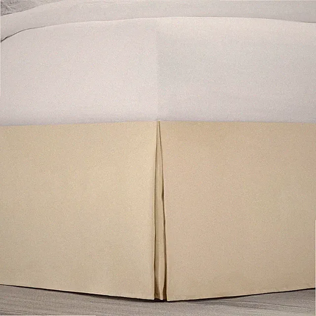 Nestl Bedding 14" Tailored Drop Premium Bedskirt, King - Cream