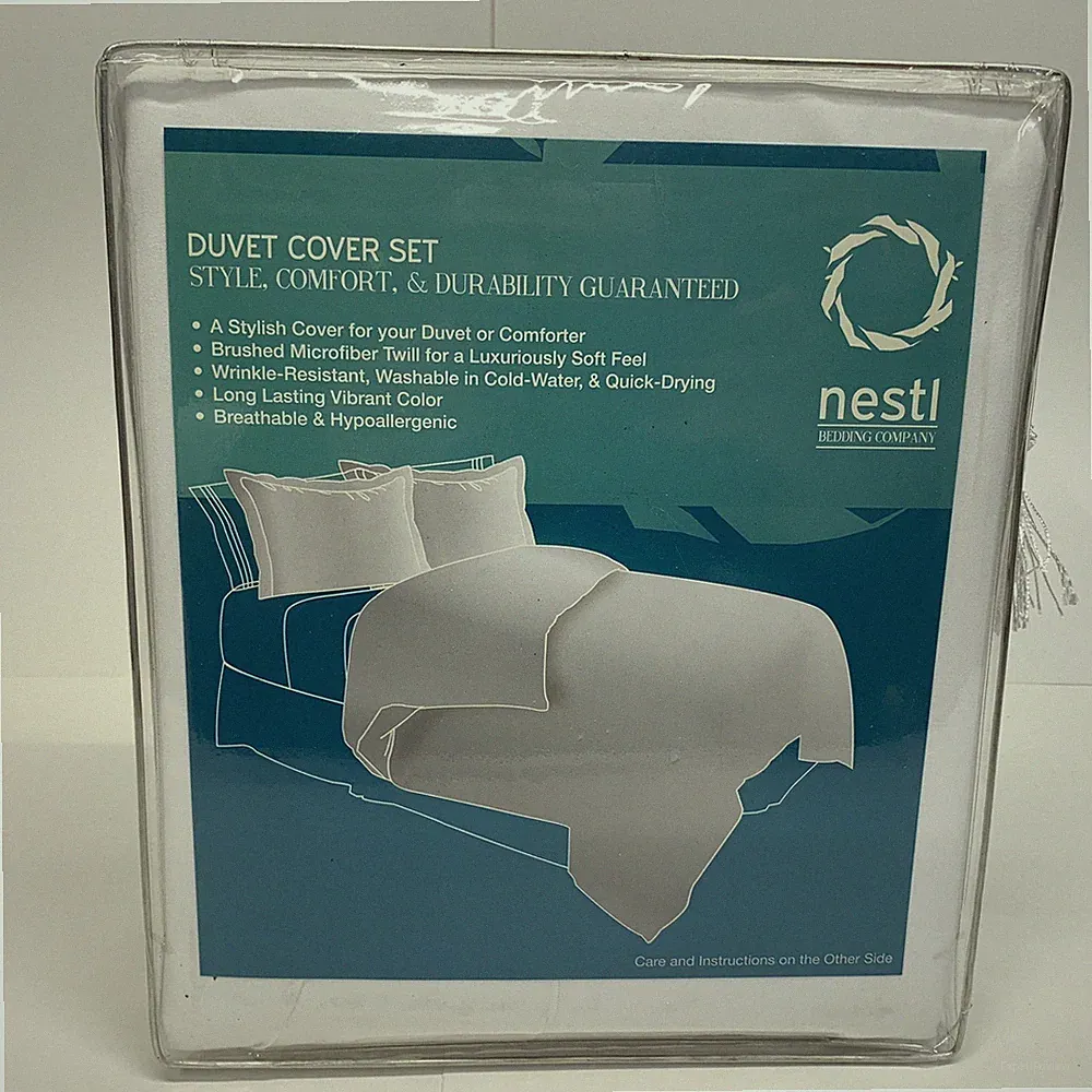 Nestl Bedding Duvet Cover Set New In Package Micro Fiber Size Unknown