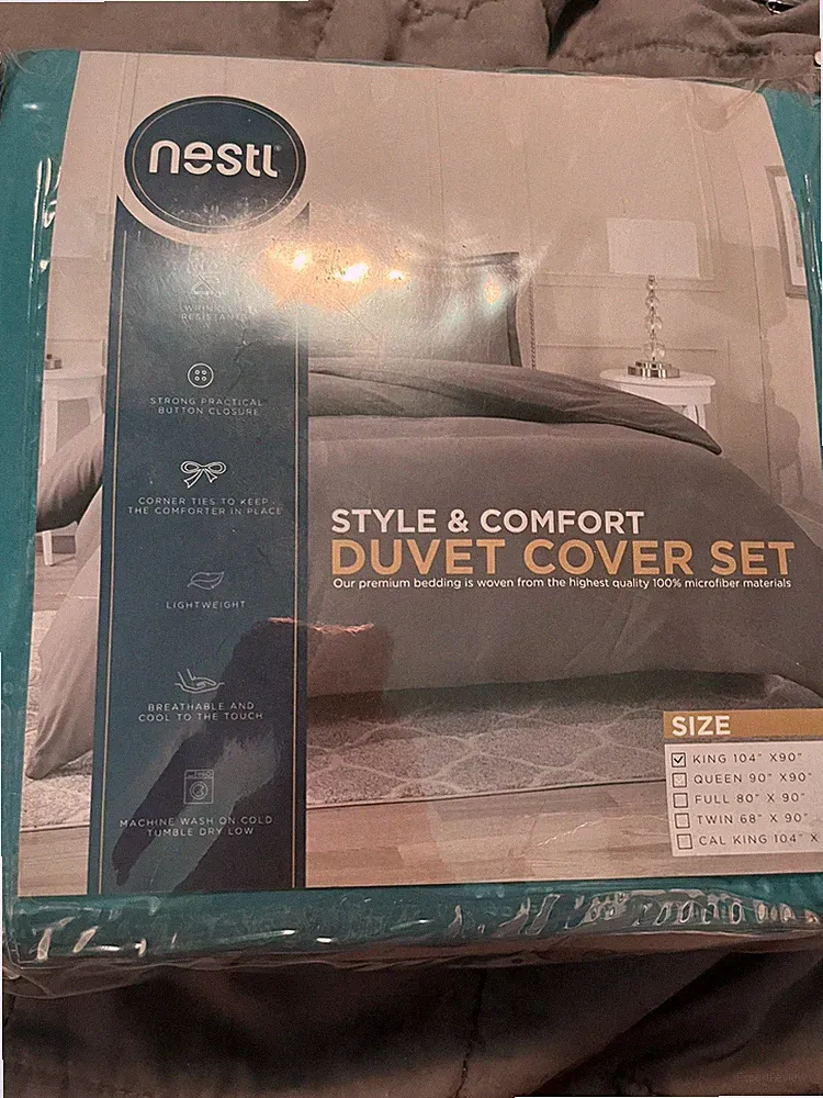 nestl duvet cover set king size Teal