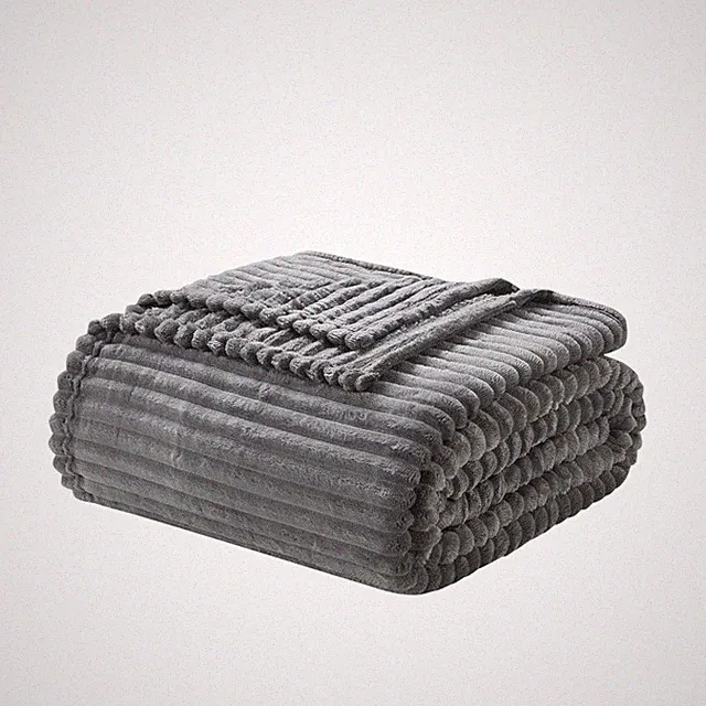 Nestl Grey Blanket King Size for Bed - Cozy Warm (108" x 90"), 06