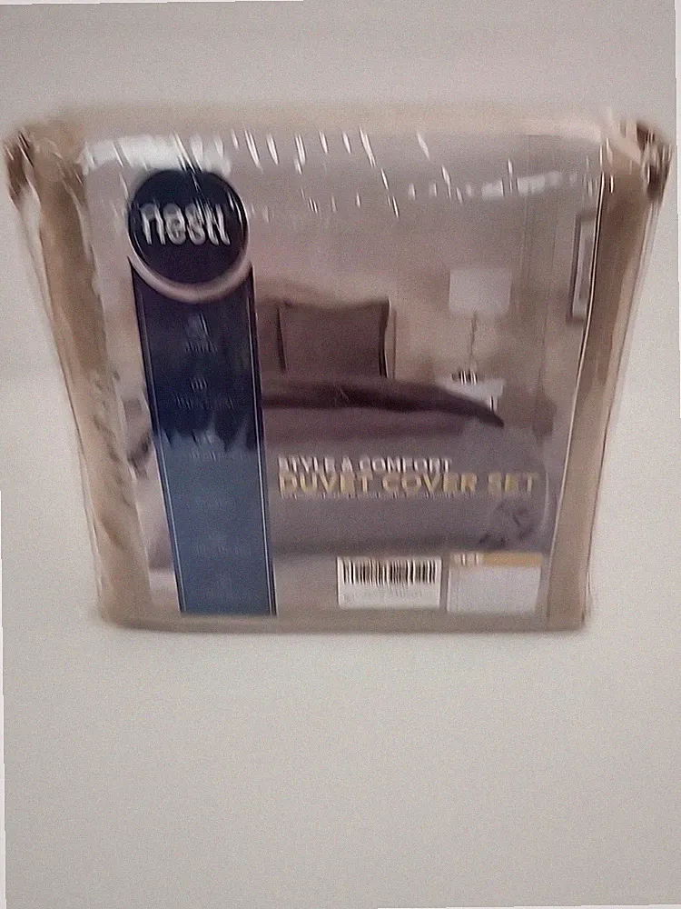 Nestl Sand Duvet Cover Queen Size - Soft Queen Duvet Cover Set, 3 Piece