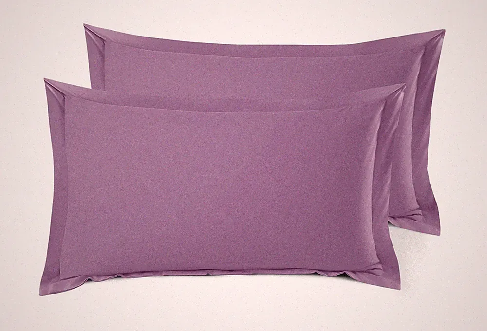 Nestl Soft Microfiber Pillow Shams - Set of 2 - King 20" x 30" - Lavender Dream