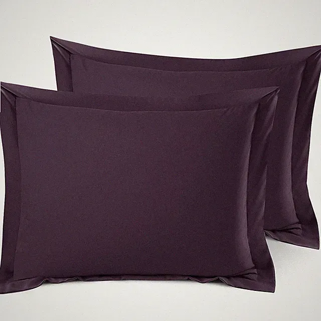 Nestl Soft Pillow Shams Set of 2 - Double Standard 20"x26", 28 - Purple