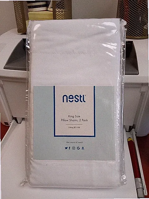 Nip Nestl Taliored Shams King 2 Pk White